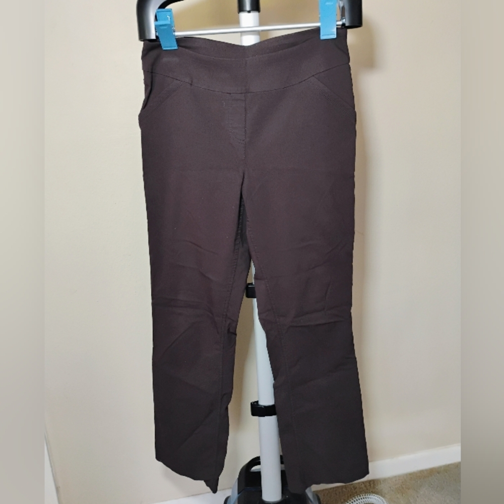Westbound Women's Pants Size 12 – Brown Office Siren Straight Leg - Picture 3 of 11